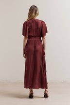 Unbalanced Skirt Maxi Dress