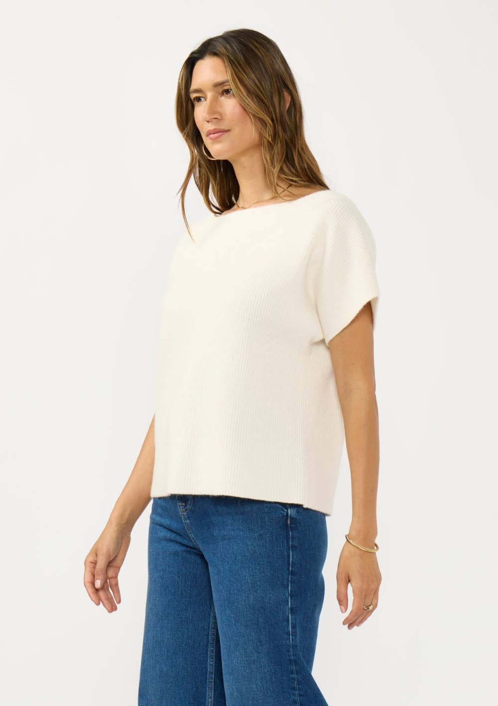 Short Sleeve Sweater Top