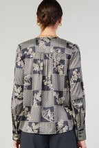 Floral Print Surplus Top
