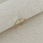 Slim Flat Disc Ring