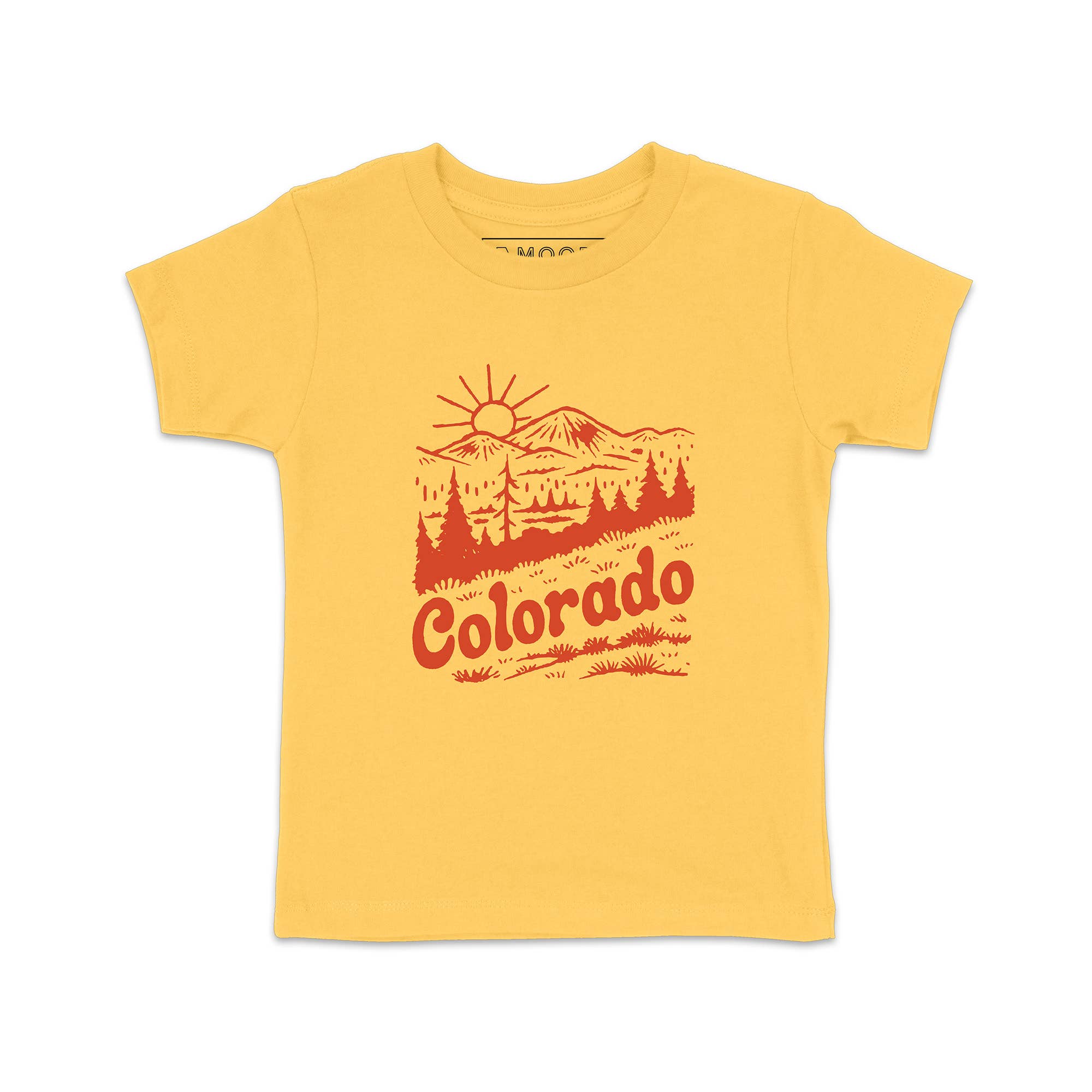 Kids Colorado Sunshine Tee-Heather Yellow 