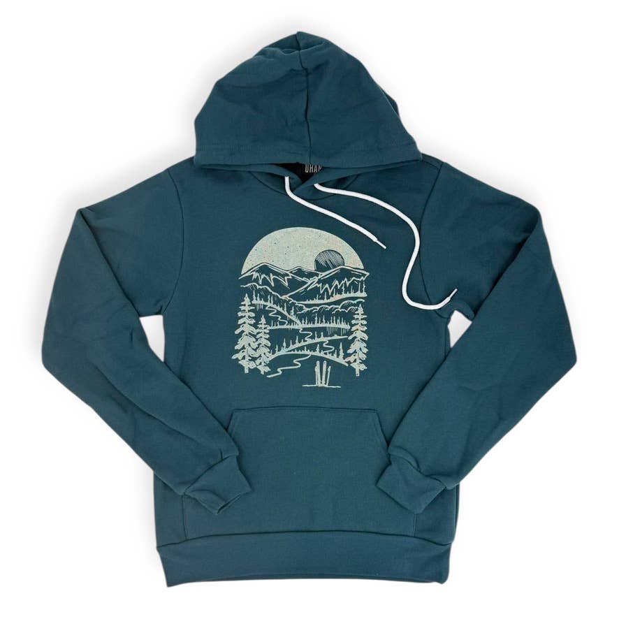 Perfect Line Heavyweight Hoodie - Atlantic Blue