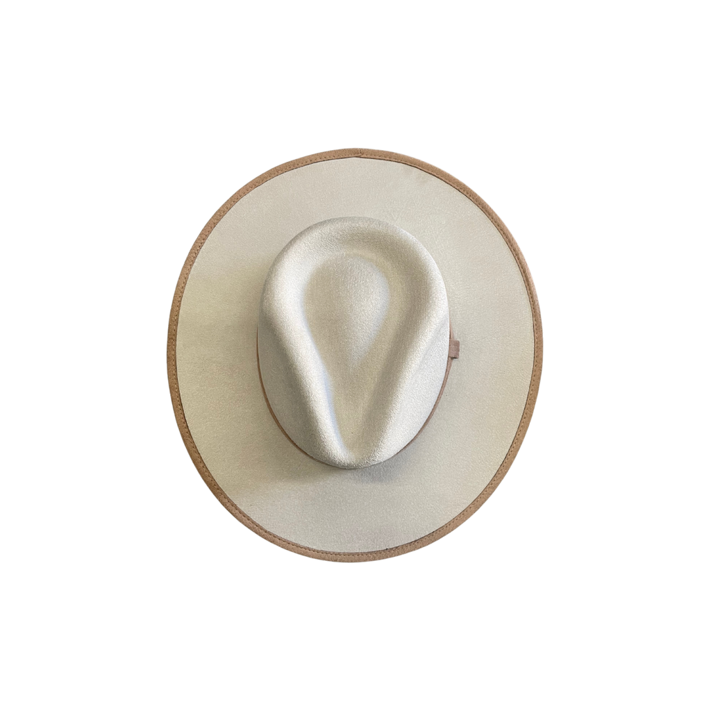 Two-Toned Vegan Suede Hats