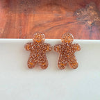 Gingerbread Man Studs
