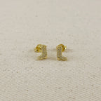 Mini Cowgirl Boot Earrings -18k Gold Filled