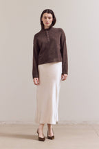 HALF BUTTON DOWN SWEATER