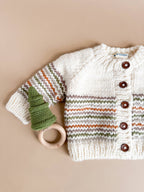 Woodland Stripe Cardigan Baby Kid Back to School Fall Winter