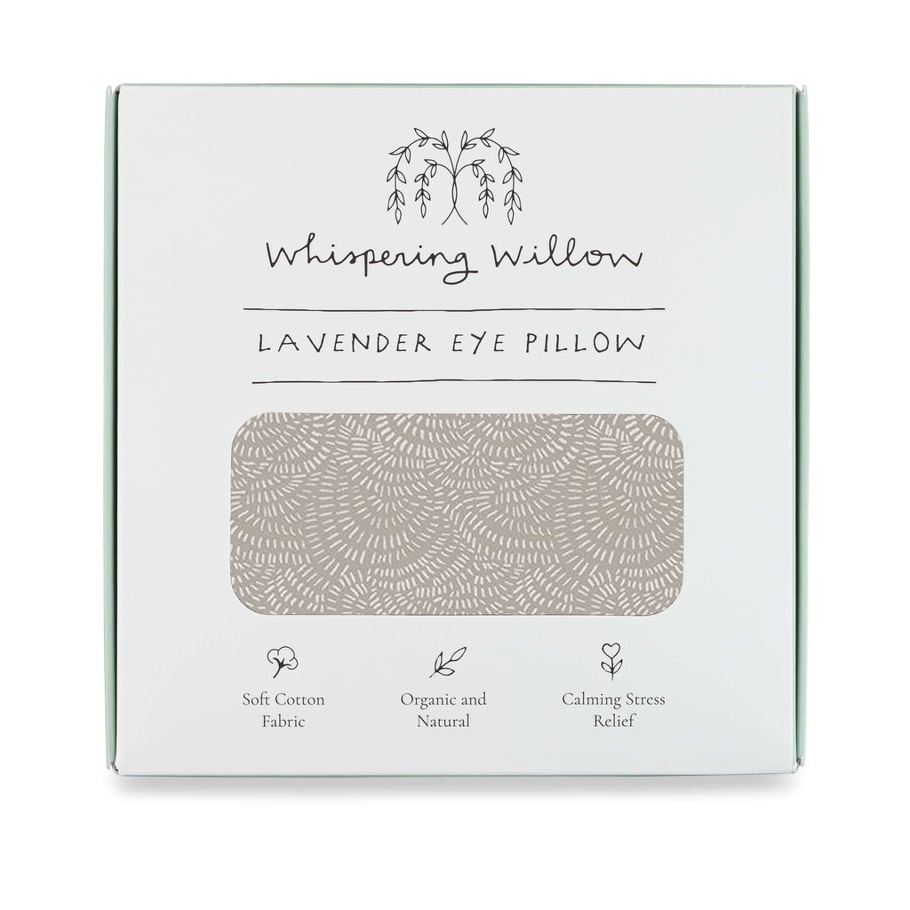 Weighted Eye Pillow - Lavender-Filled Stone