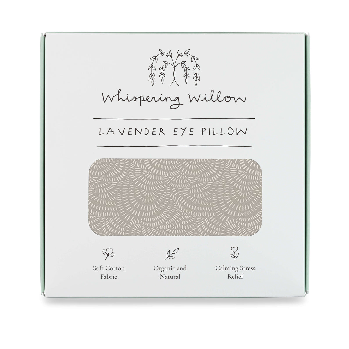 Weighted Eye Pillow - Lavender-Filled Stone