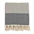 Diamond Stripe Turkish Throw Blanket