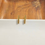 Gold Luxe Bar Studs