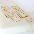 Rectangle Mirage Earrings