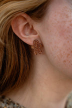 Gingerbread Man Studs