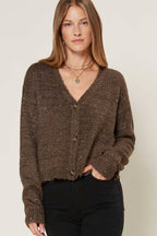 Cardigan With Mixed Sequin