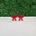 Red Bow Studs