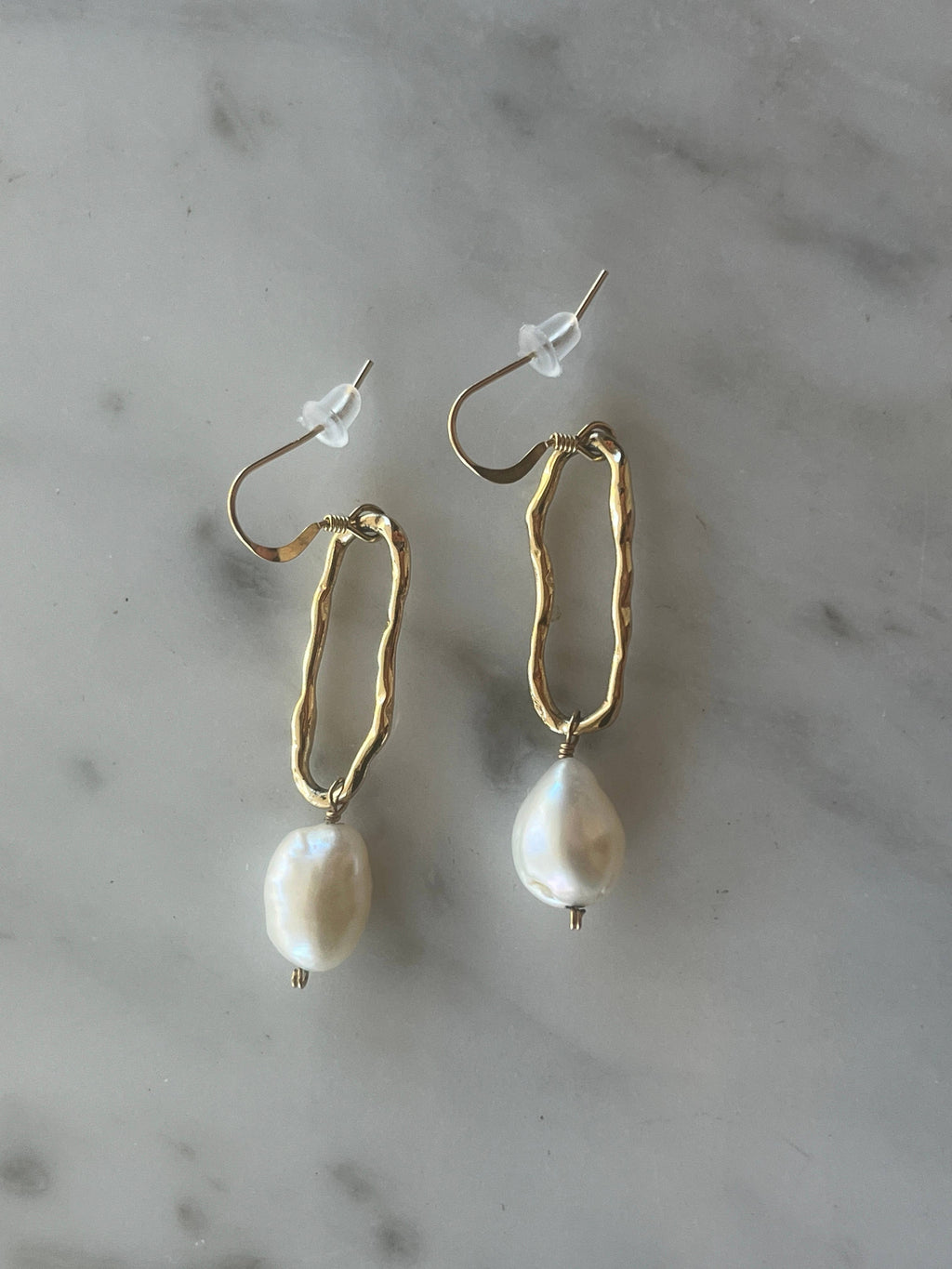 Wabisabi Pearl Dangle Earrings
