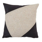 Velvet Throw Pillow With Geometric Design