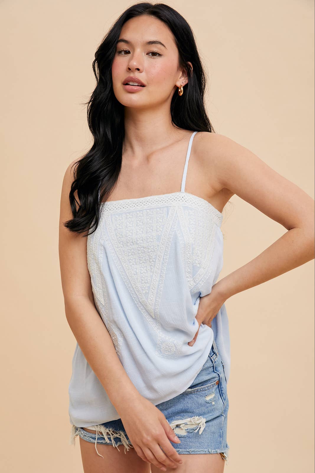 Embroidered Cami