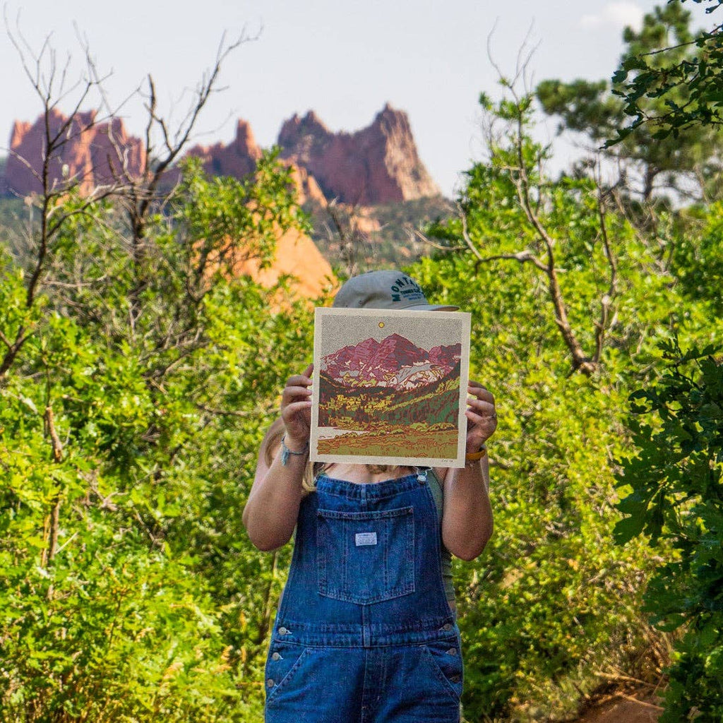 The Maroon Bells Art Print