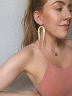 Archway Earring Set - in turquoise