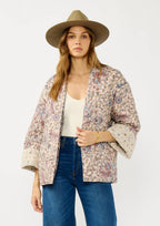 Reversible Floral Quilted Jacket