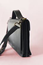 Small Black Leather Crossbody