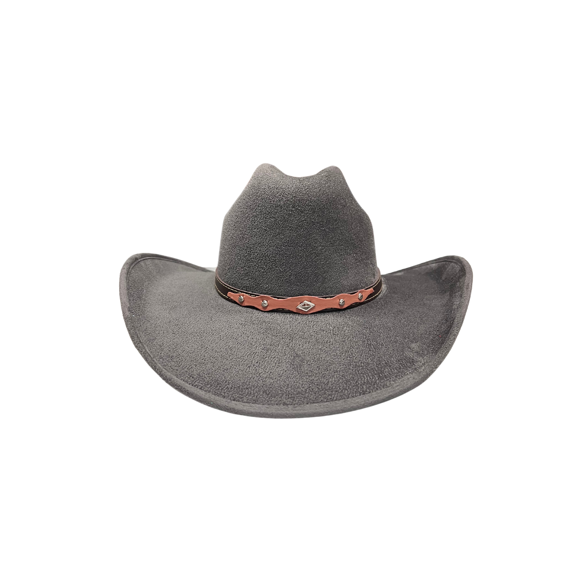 Vegan Suede Western Cowboy Hat