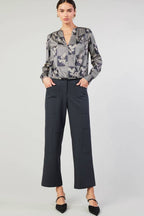Floral Print Surplus Top
