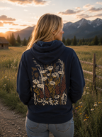 Wild Field Unisex Hoodie - Navy