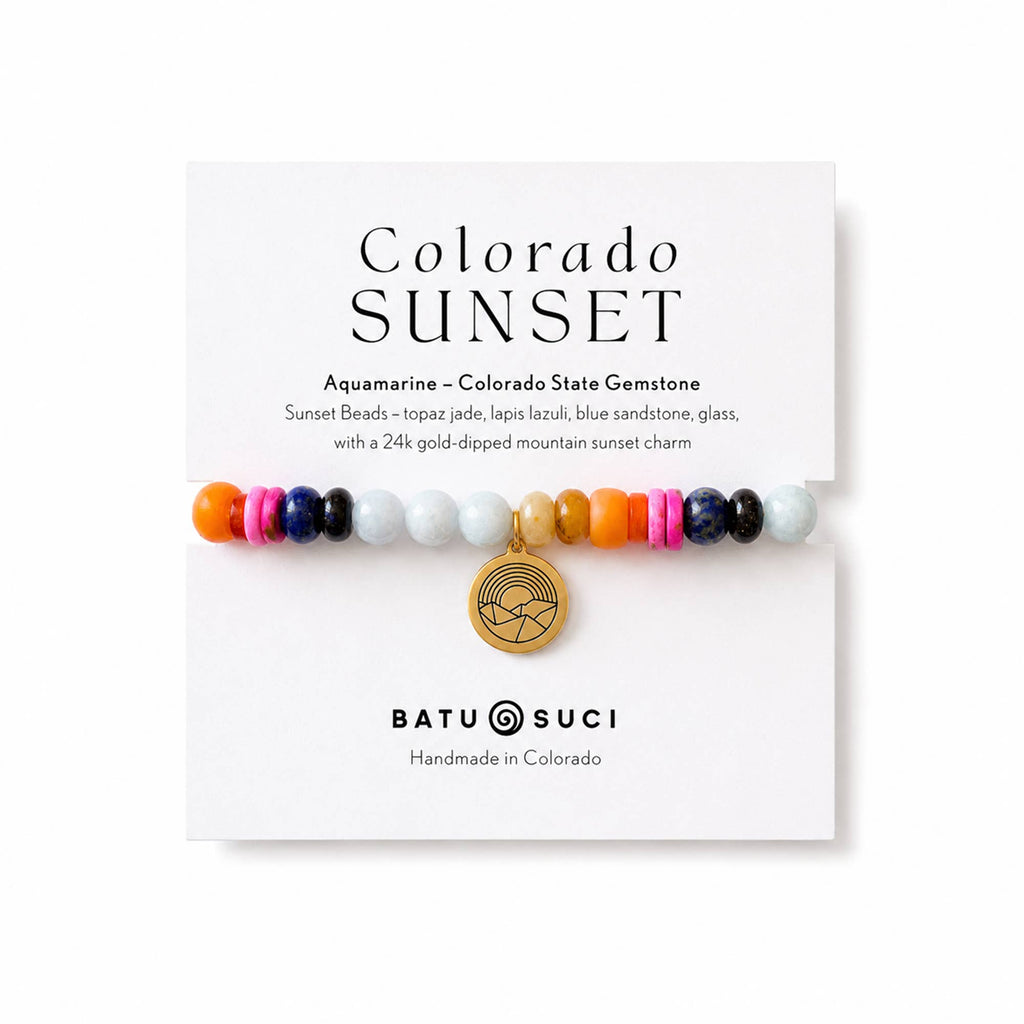 Colorado Sunset Bracelet  |  Souvenir Gemstone Bracelet