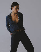 Alie Skinny Leather Belt
