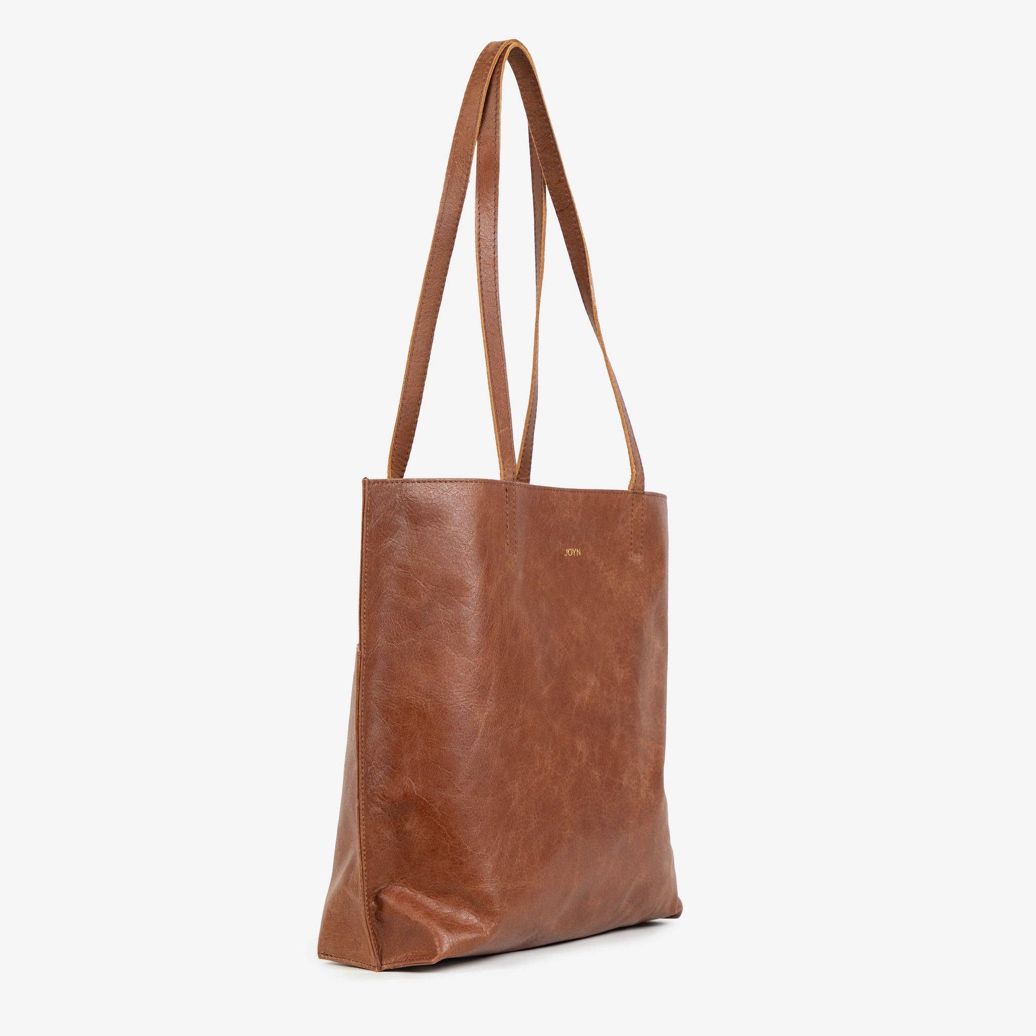 Pebbled Leather Everyday Tote - Vintage