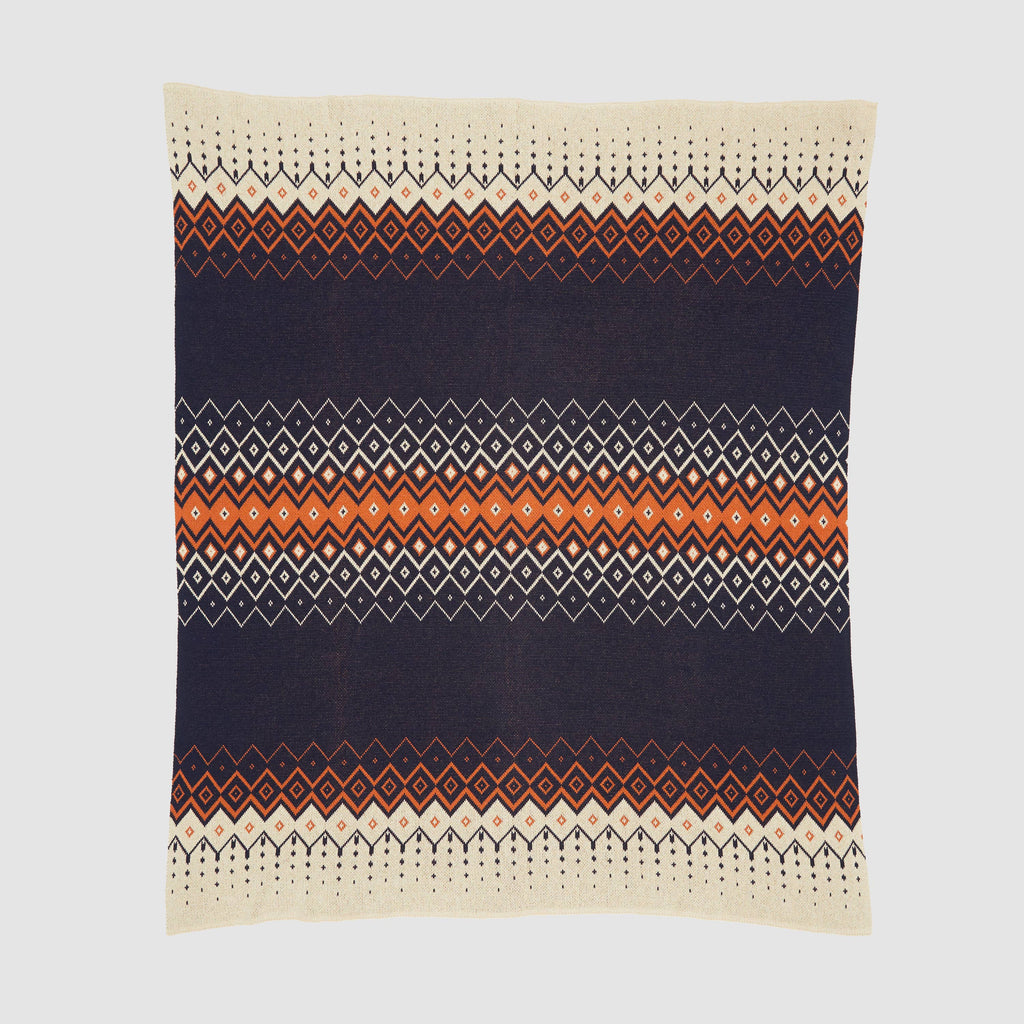 Vintage Icelandic Throw Blanket