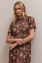 Raglan Sleeve Tier Max Dress