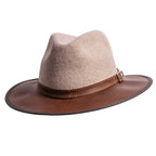 Wool Felt Leather Outdoor Fedora Style - Summit