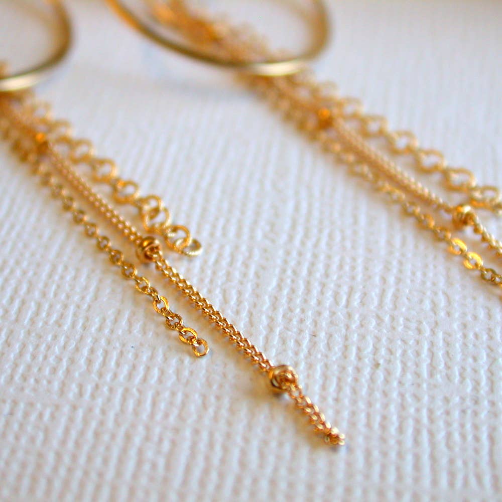 Sun Cascade Earrings