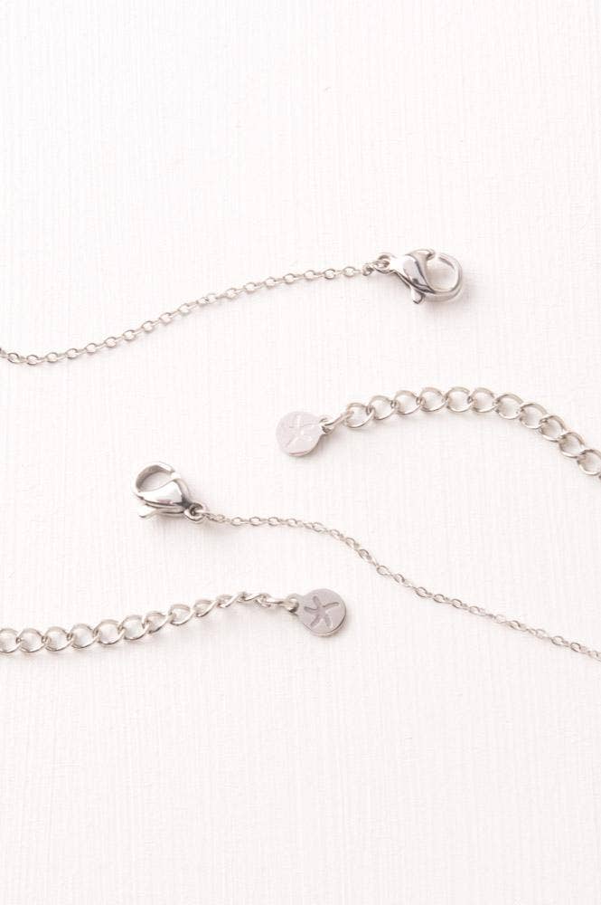 Community Silver Starfish Pendant Necklace Set