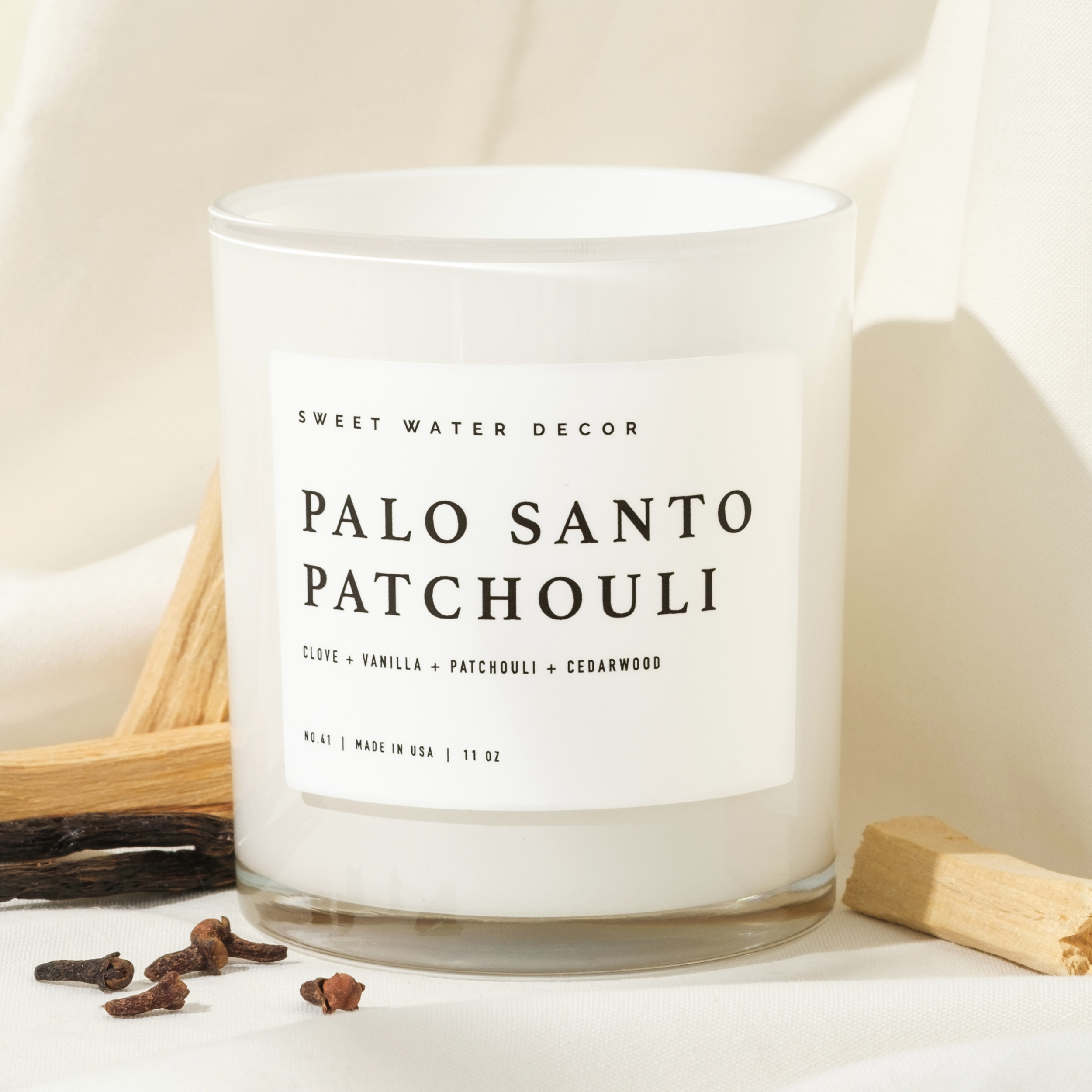 Palo Santo Patchouli 11 oz Soy Candle - Home Decor & Gifts