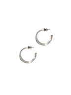 Hammered Hoop Earrings