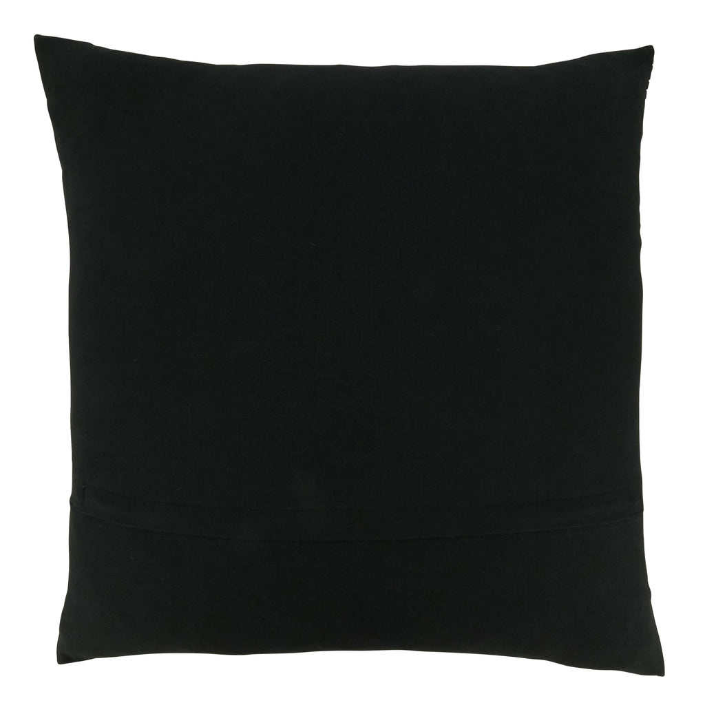 Embroidered Mudcloth Throw Pillow