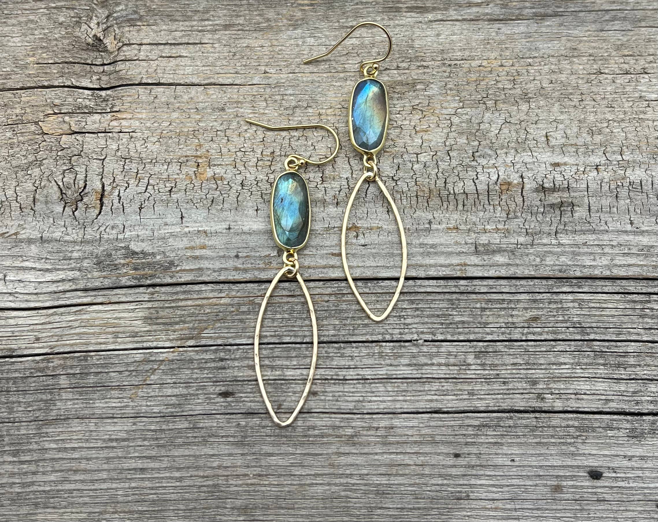 Labradorite Varick Earrings 