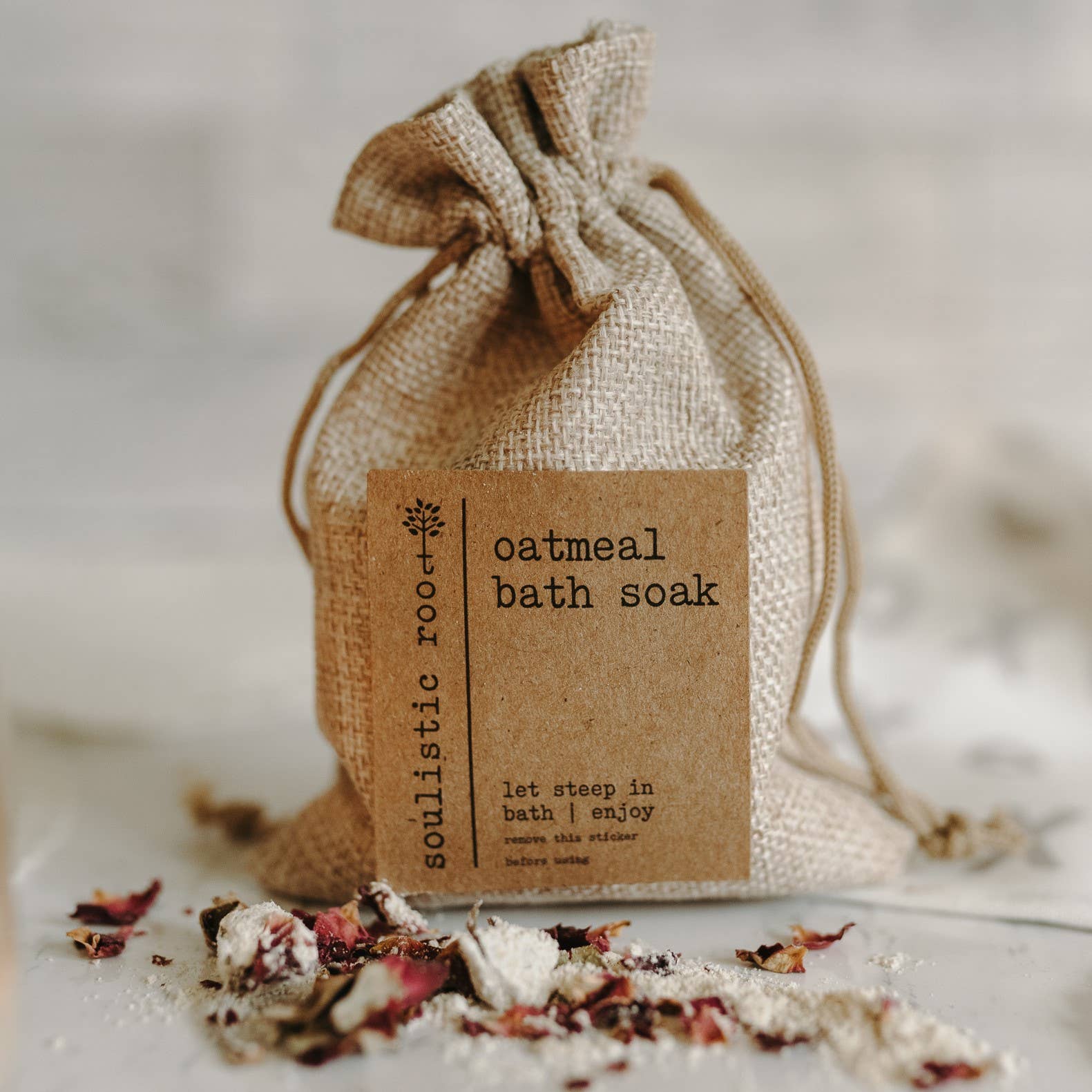 Lavender Herbal Oatmeal Bath Soak