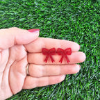 Red Bow Studs