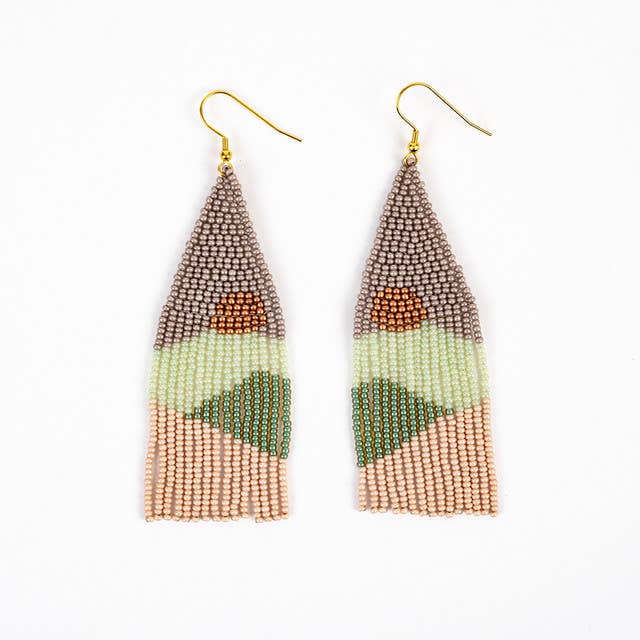 Vista Beaded Fringe Earring
