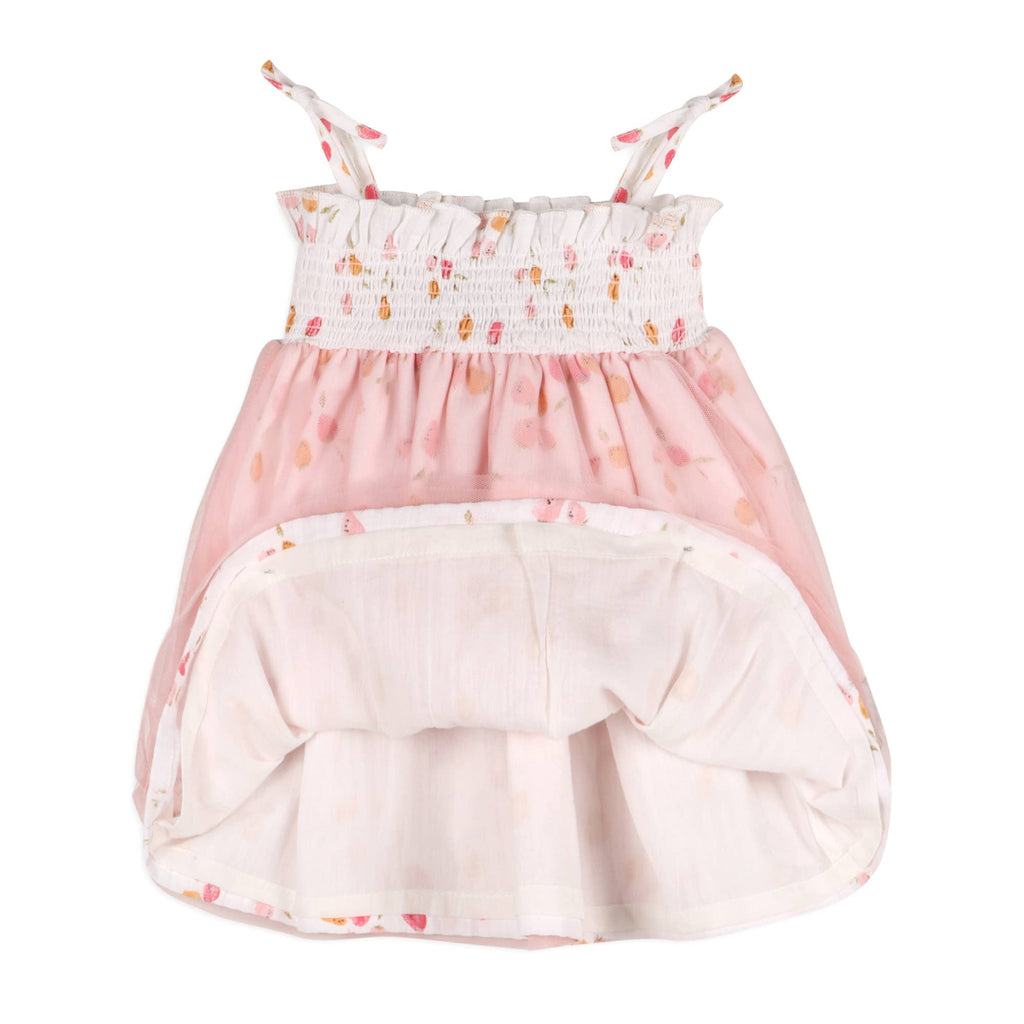 Taya Fruit Smocked Baby Tutu Dress + Bloomer (Organic)