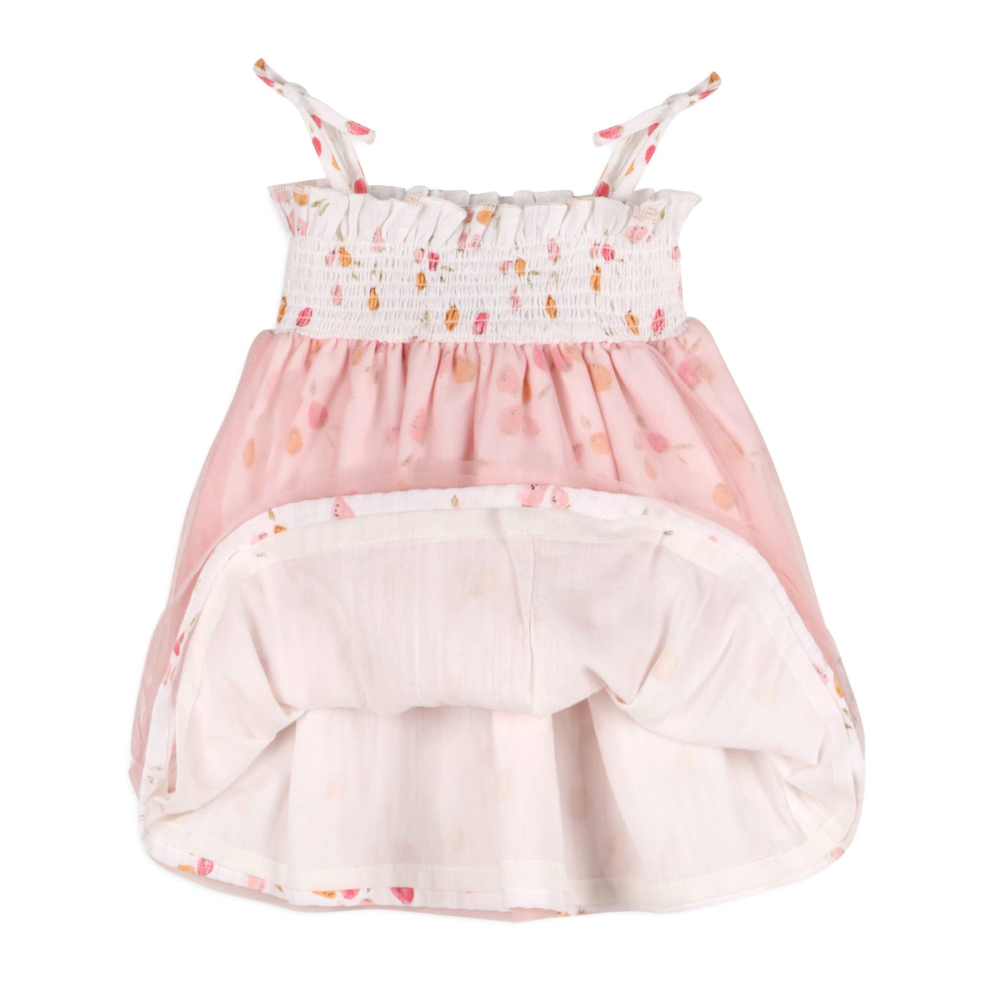 Taya Fruit Smocked Baby Tutu Dress + Bloomer (Organic)