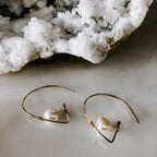 Entranced Pearl Ear Threaders