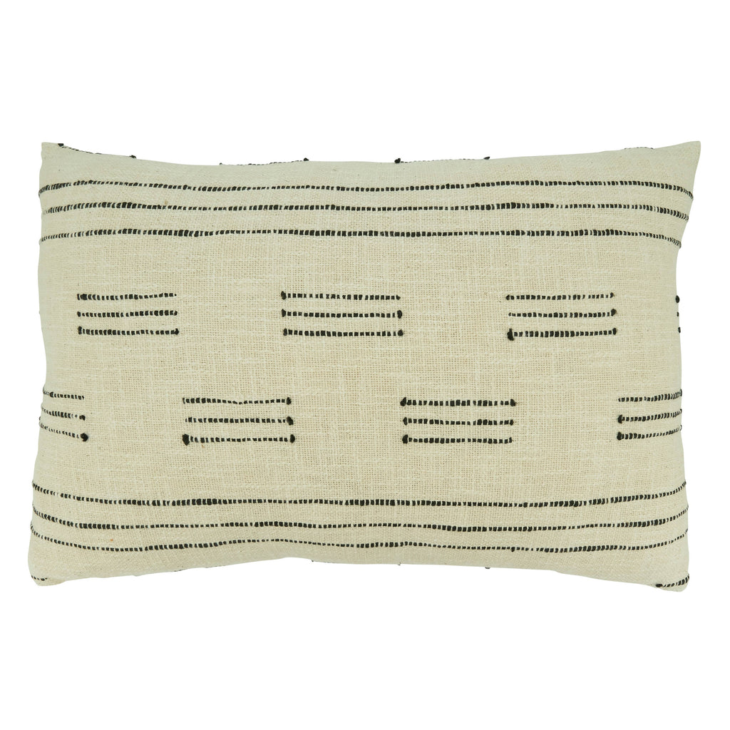 Dash Line Design Throw Pillow