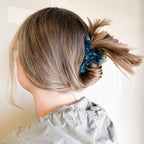 French Hair Claw in Cerulean