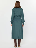 Button Down Midi Shirt Dress